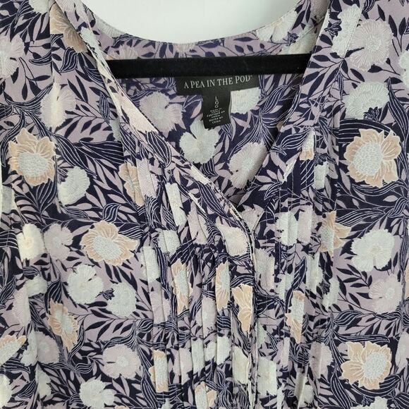 A pea in the pod sleeveless floral blouse maternity - Picture 6 of 9